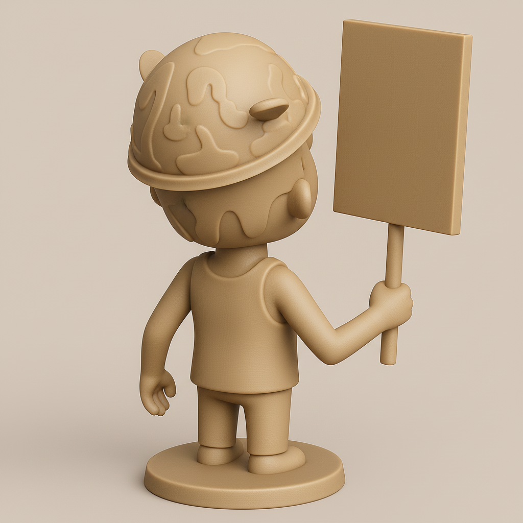 face anatomy 3d model-create 3d face model from photo_GodhatesNFT Figurine