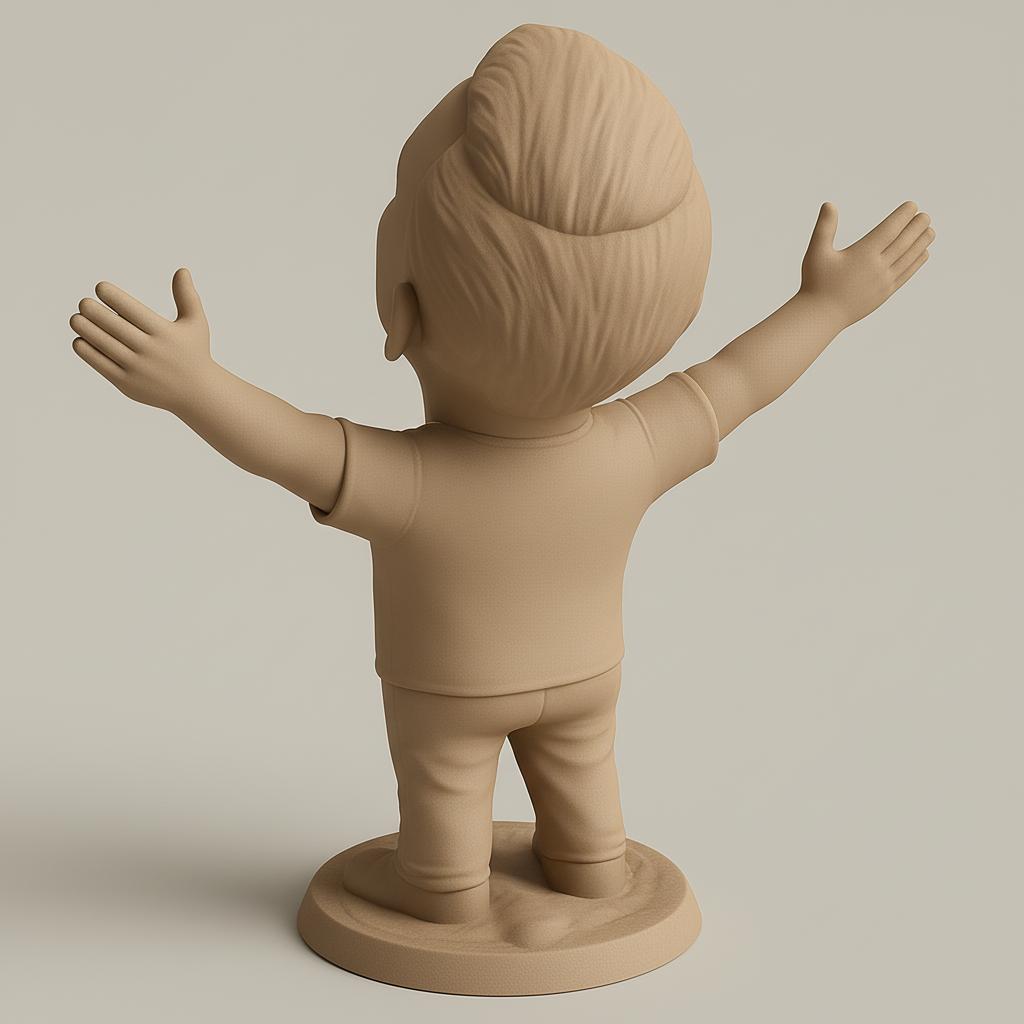 face anatomy 3d model-create 3d face model from photo_Embrace Joy Figurine: Celebrate Life's Happy Moments