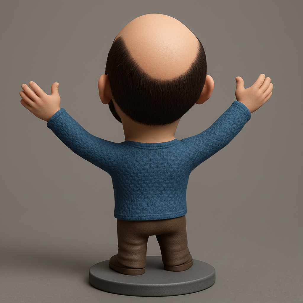 face anatomy 3d model-create 3d face model from photo_Happy Vibes Figurine: Celebrate Joyful Moments