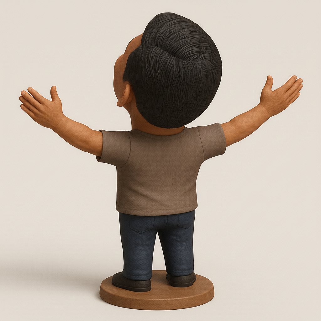 face anatomy 3d model-create 3d face model from photo_Joyful 3D Character Figurine