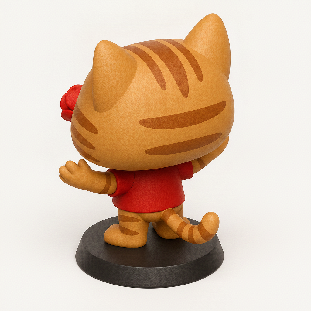 face anatomy 3d model-create 3d face model from photo_Sweet Valentine Cat with Rose - Express Your Affection