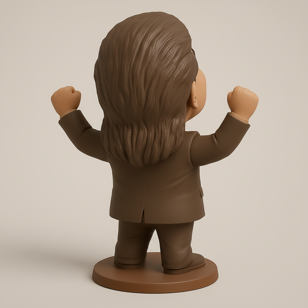 silhouette 3d printer maker-3d portrait printing_Triumphant Victory Figure: Celebrate Every Win!