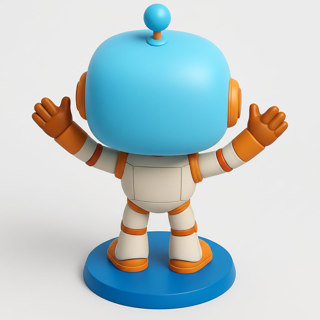 face to 3d model ai-3D portrait printing from photo_3D Print Your Own Cheerful Robot Friend!