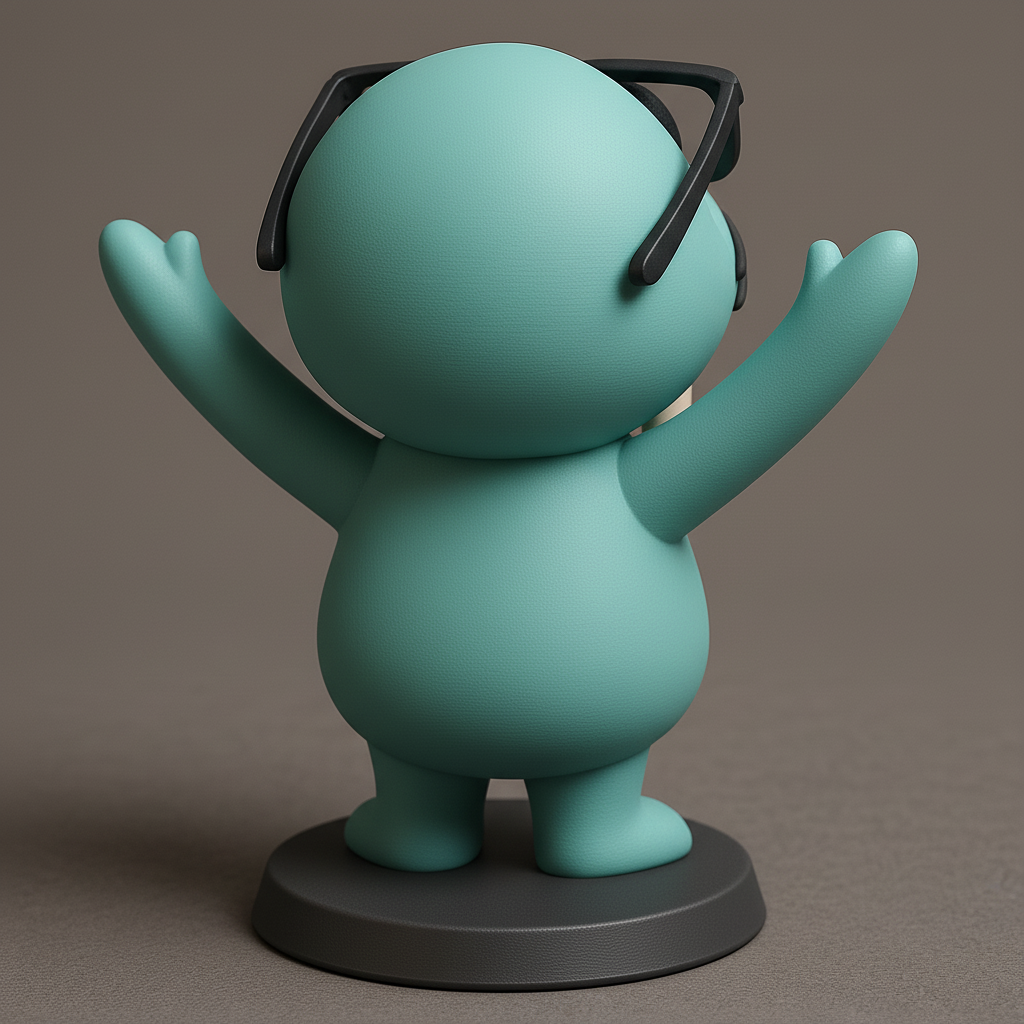 face anatomy 3d model-create 3d face model from photo_Cool Walrus Figure with Glasses