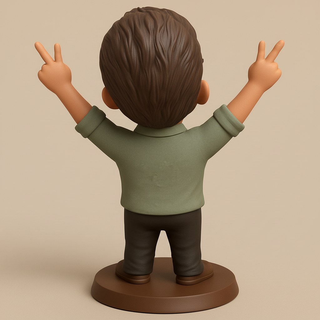 face anatomy 3d model-create 3d face model from photo_Cheerful Victory Figurine - Desktop Inspiration!