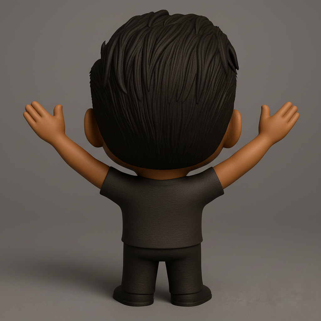 face anatomy 3d model-create 3d face model from photo_Print Happiness: Cheerful Desk Buddy