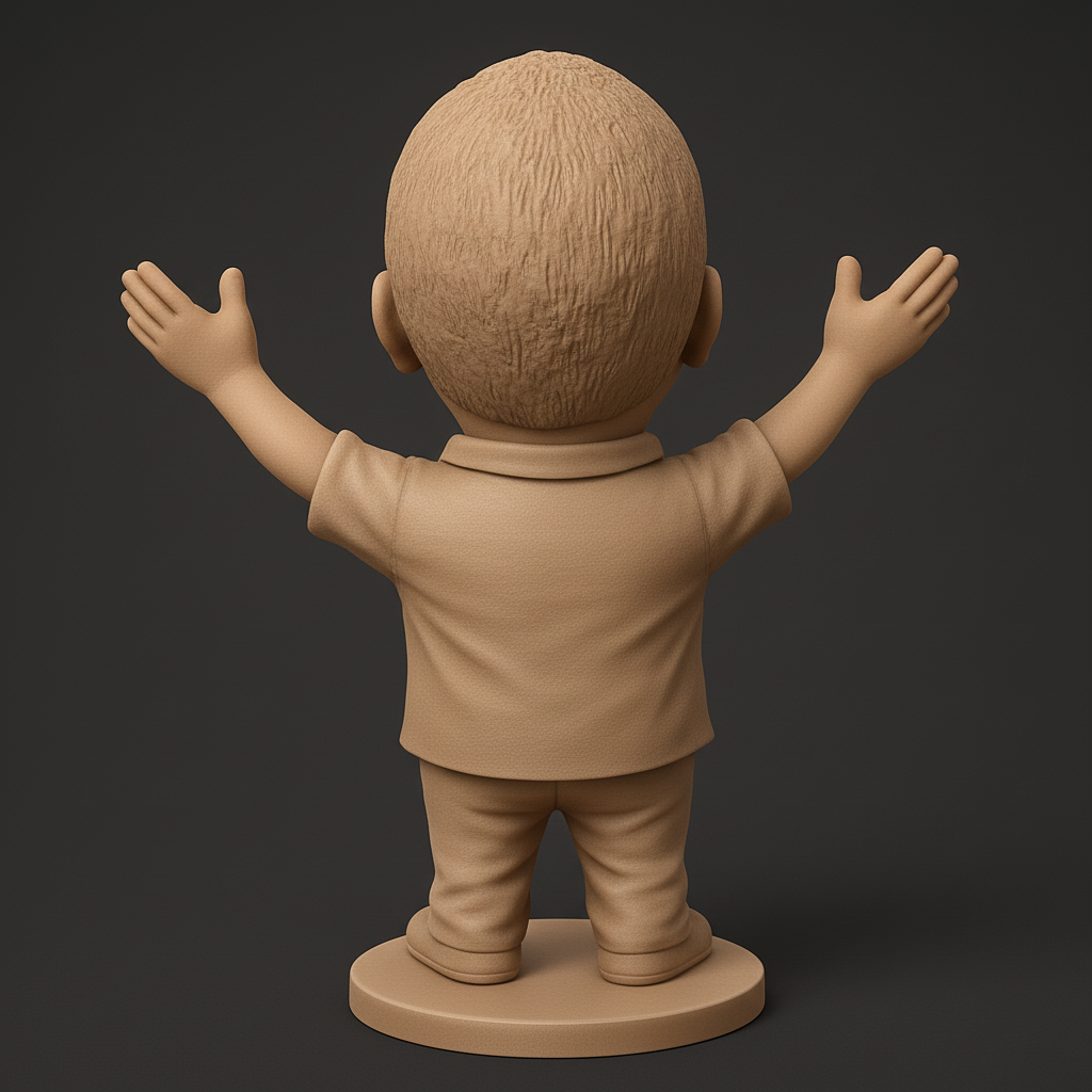 face anatomy 3d model-create 3d face model from photo_Joyful Embrace Figurine: Print Your Own Happiness