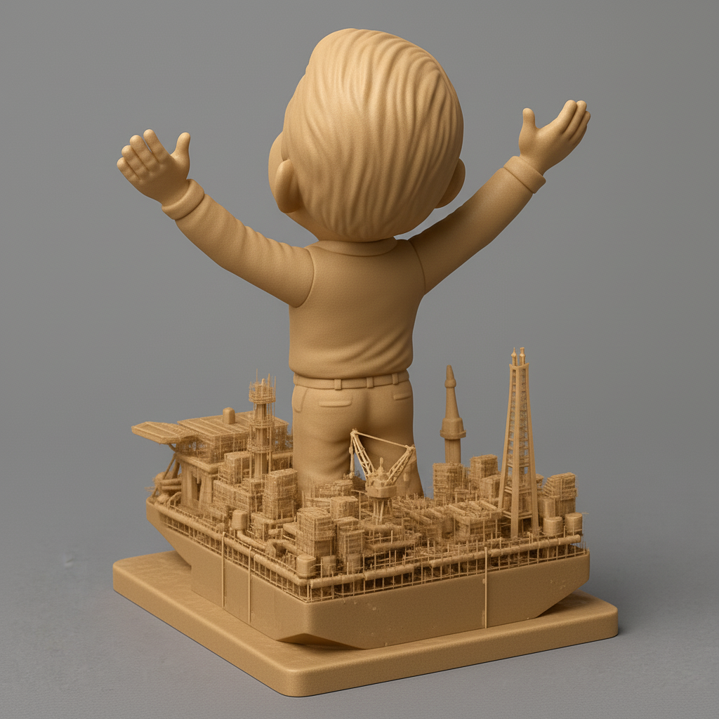 face anatomy 3d model-create 3d face model from photo_Jubilant Offshore Worker & Oil Rig Display Model