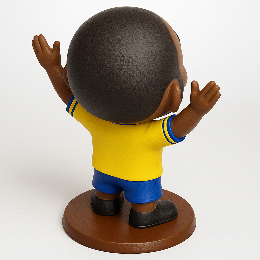 face anatomy 3d model-create 3d face model from photo_Joyful Fan Collectible: Smile & Celebrate!