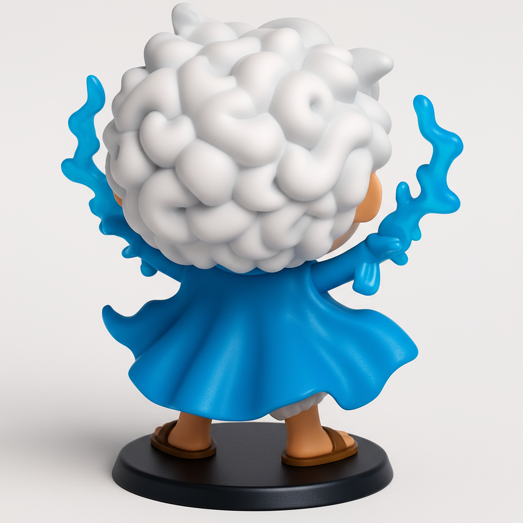 face anatomy 3d model-create 3d face model from photo_Gear 5 Luffy  -  Nika!