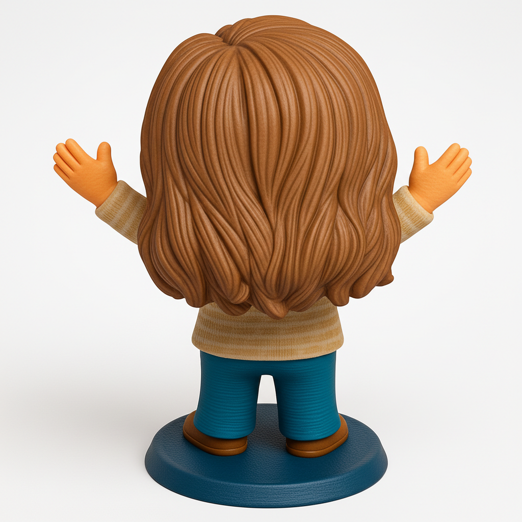 face anatomy 3d model-create 3d face model from photo_Charming & Cheerful Desk Pal 3D Model