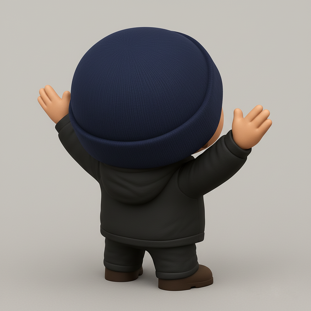 face to 3d model ai-3D portrait printing from photo_Smiling Winter Buddy: Spread Happiness!