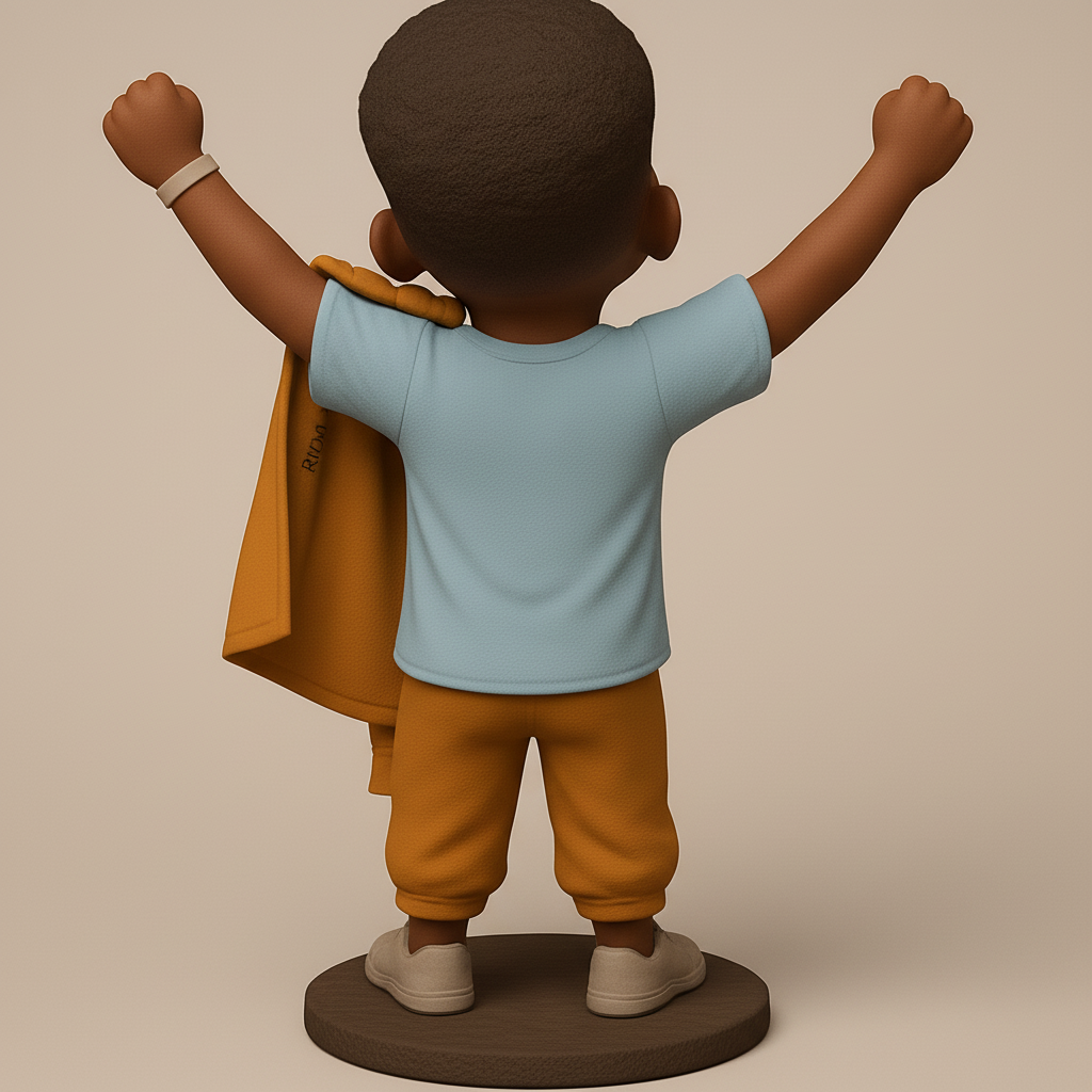 face anatomy 3d model-create 3d face model from photo_Cheerful Kid Figure - Bring a Smile to Your Space!