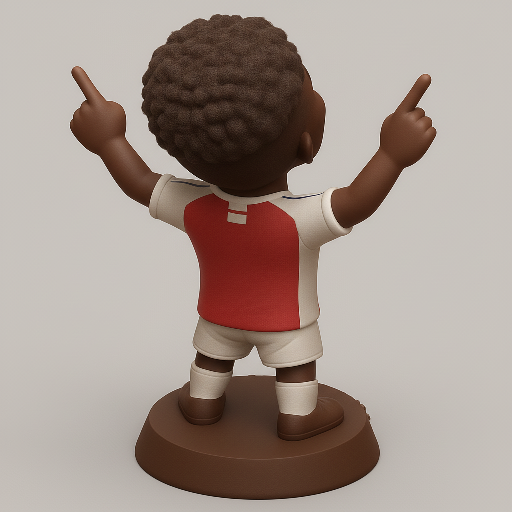 face to 3d model ai-3D portrait printing from photo_Arsenal's Star Boy Bukayo Saka Bobblehead - Print It!