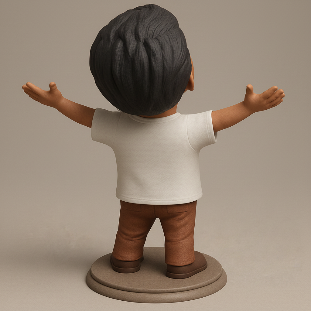 face to 3d model ai-3D portrait printing from photo_Uplifting Character Statue: Tom & Jerry Inspired Fan Art