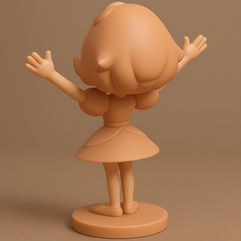 face anatomy 3d model-create 3d face model from photo_Cheerful 3D Character Model for Printing