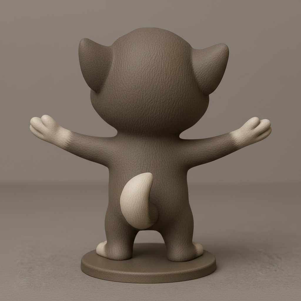 face to 3d model ai-3D portrait printing from photo_Delightful Happy Puppy Figurine - Bring Joy Home!