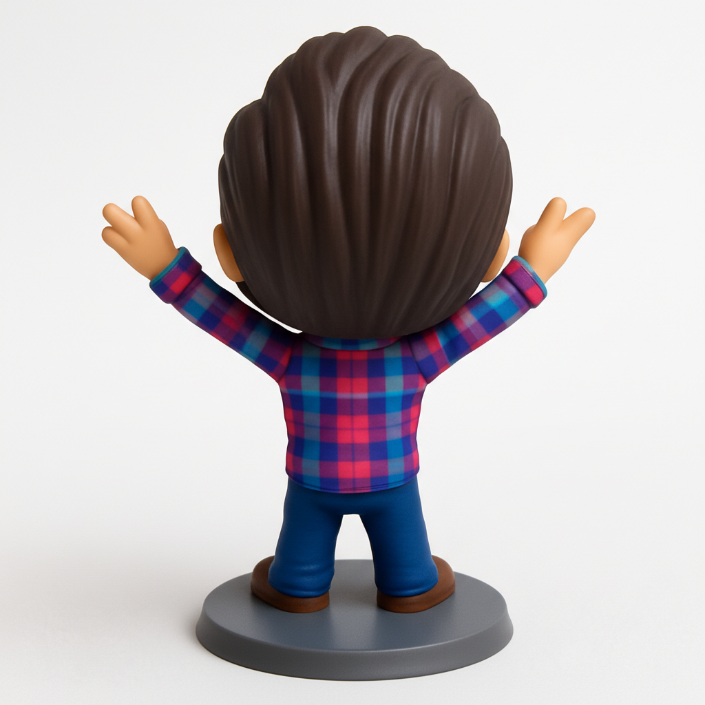 face to 3d model ai-3D portrait printing from photo_Achieve & Inspire: Bearded Hero Desk Figurine