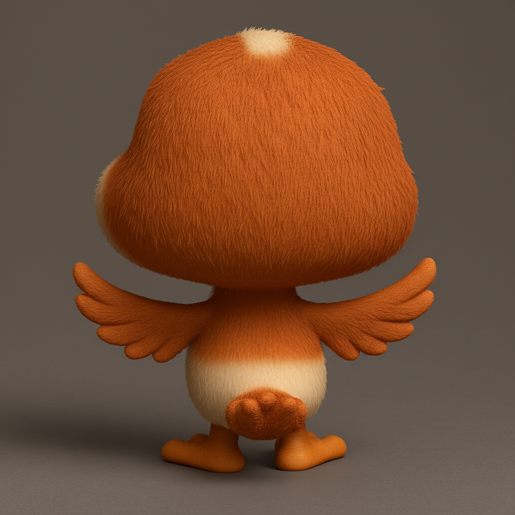 face to 3d model ai-3D portrait printing from photo_Baby Brightbill: Own Happy Fluffy Duckling Friend!