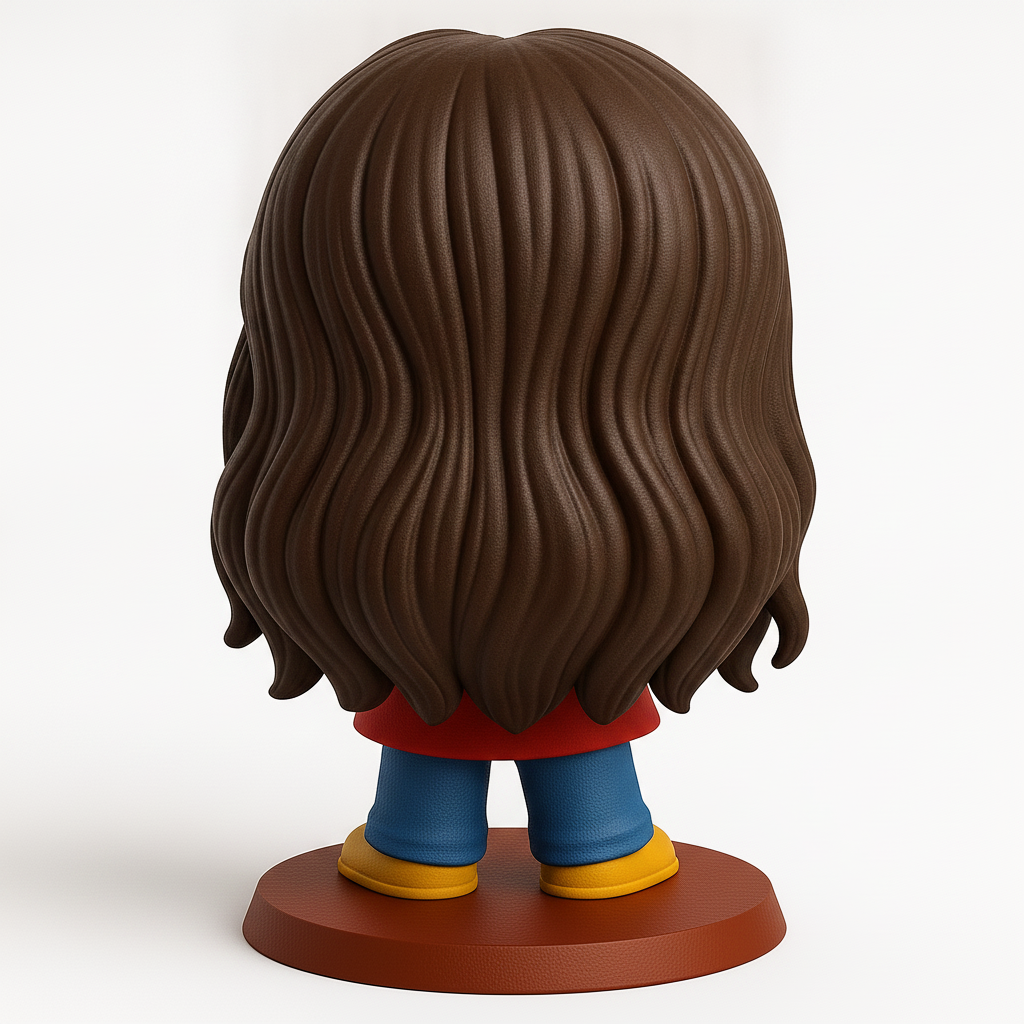 face to 3d model ai-3D portrait printing from photo_Sweet Unicorn Chic Girl Figurine - Easy FDM Print