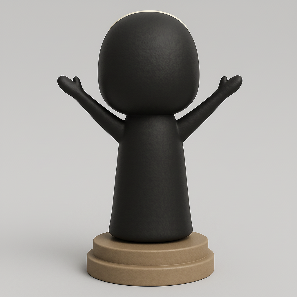 silhouette 3d printer maker-3d portrait printing_No Face