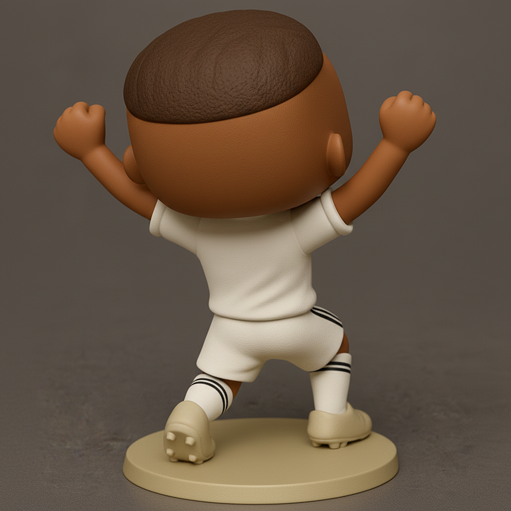 face to 3d model ai-3D portrait printing from photo_Victory! Funko-Inspired Real Madrid Soccer Figure
