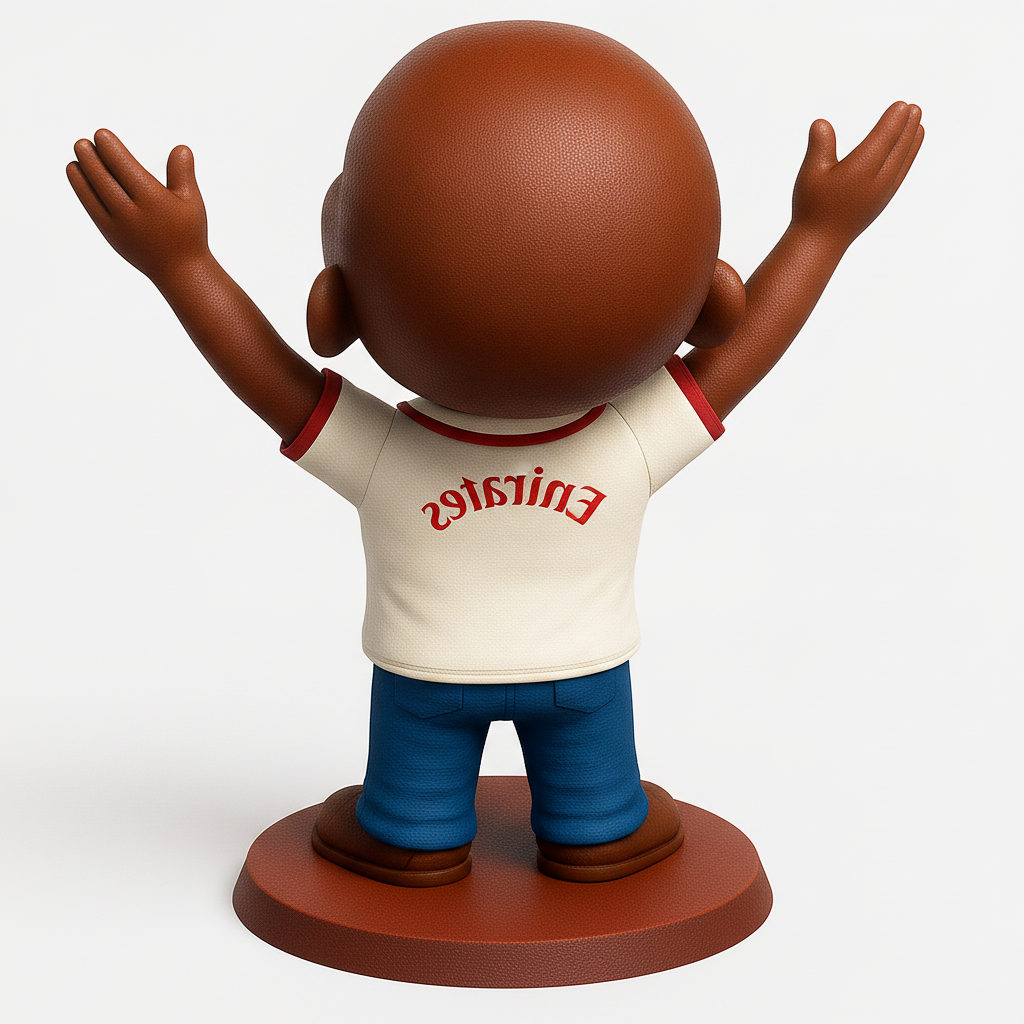 face to 3d model ai-3D portrait printing from photo_Arsenal Fan Joy: Print & Display This Cheerful Bobblehead!