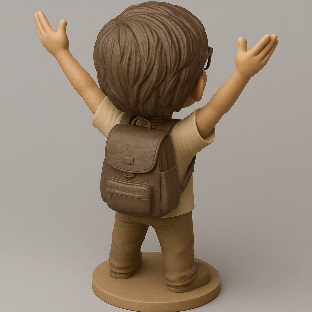 silhouette 3d printer maker-3d portrait printing_The Pursuit of Happiness 