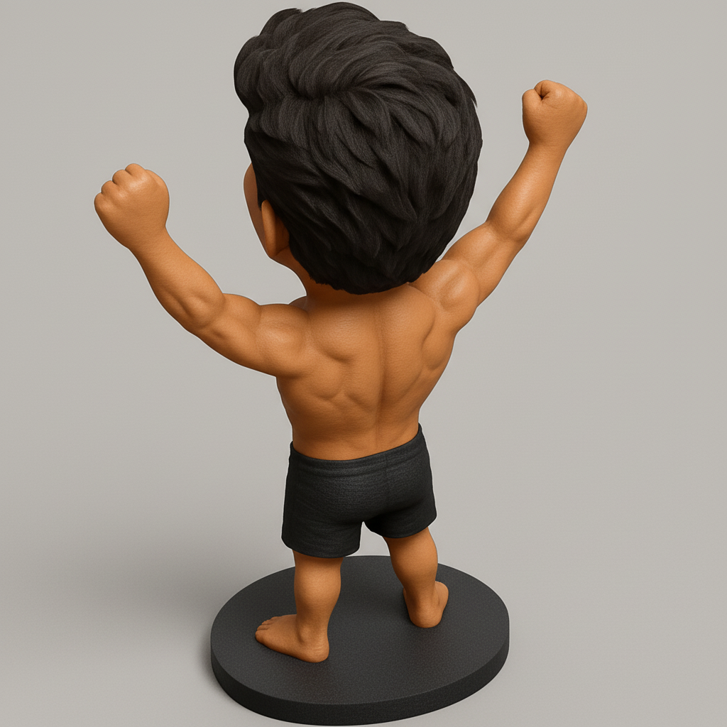 face anatomy 3d model-create 3d face model from photo_Victory Bobblehead: Celebrate Your Achievements!