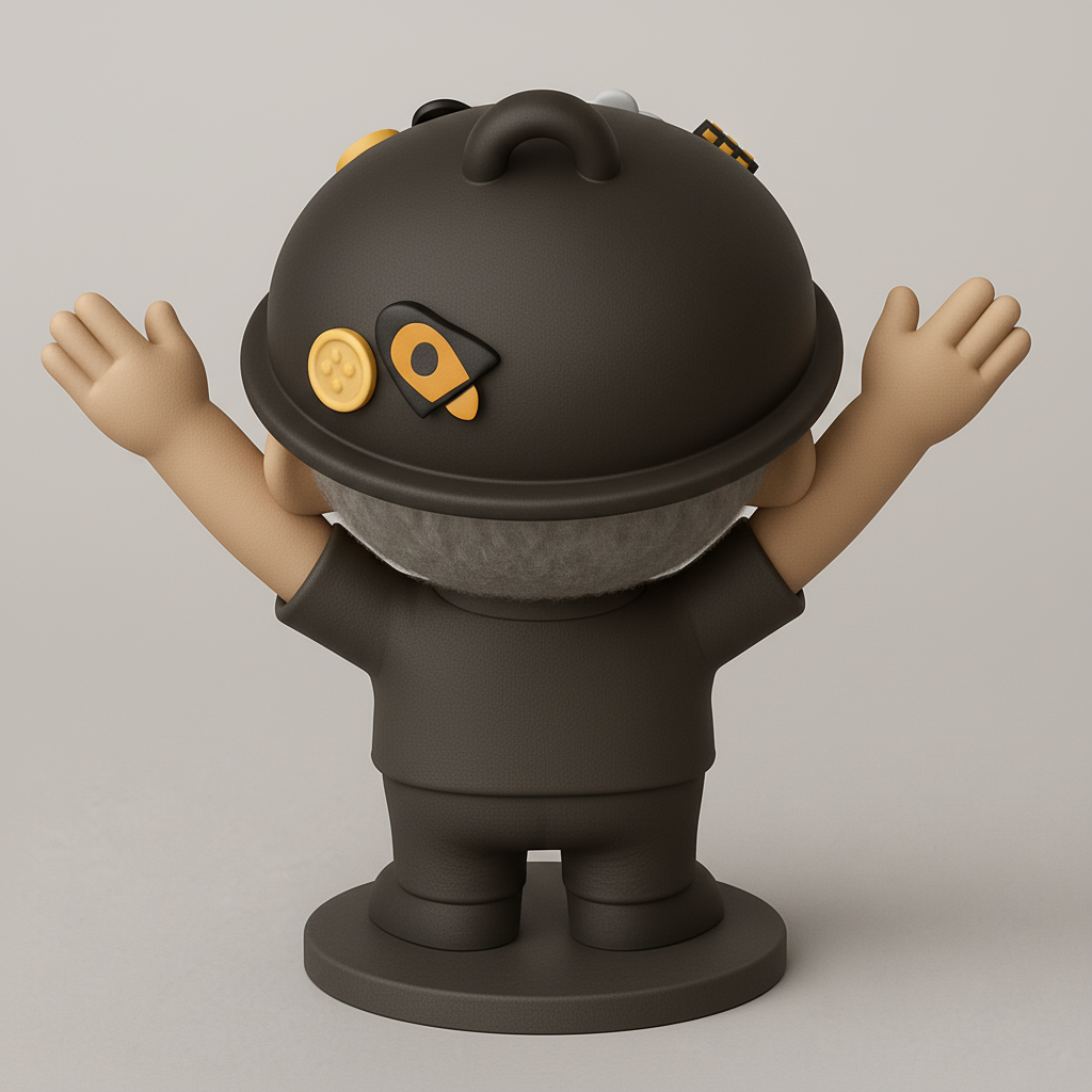 face anatomy 3d model-create 3d face model from photo_Cheerful Character with Fun Accessories