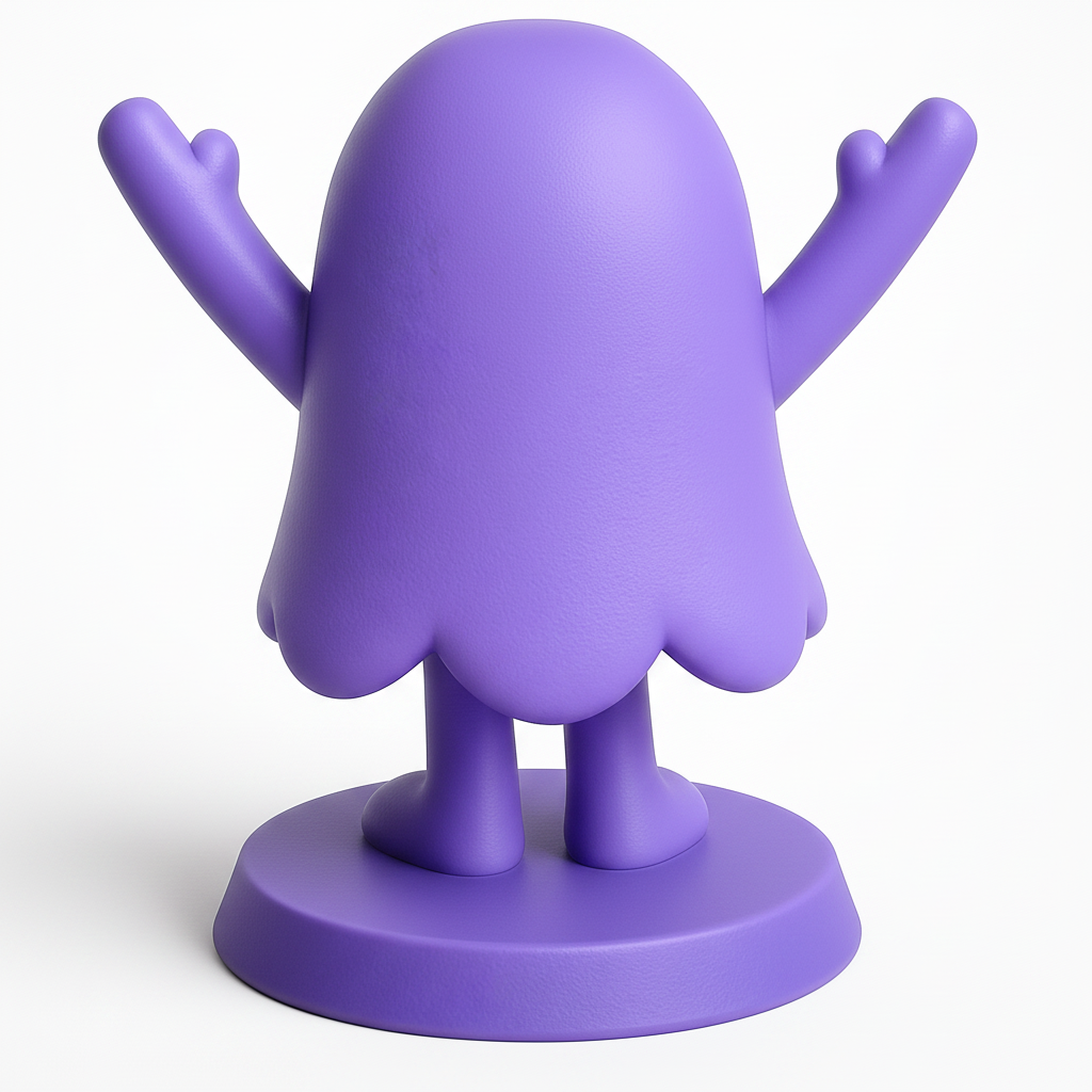 face to 3d model ai-3D portrait printing from photo_Happy Ghost Pal - Adorable 3D Printable Decor