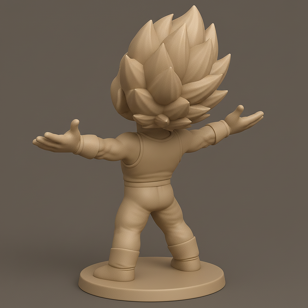 silhouette 3d printer maker-3d portrait printing_Dynamic Heroic Figure with Outstretched Arms