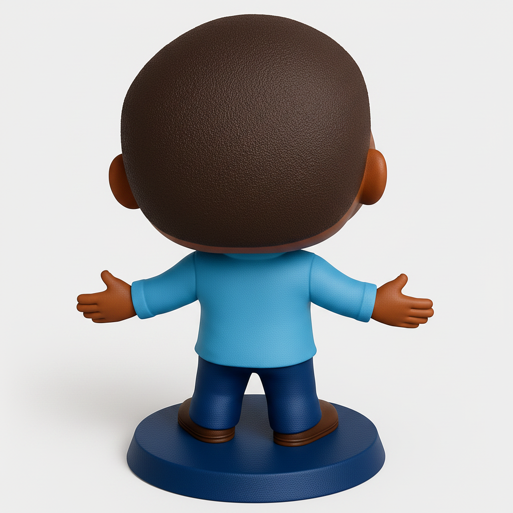 face anatomy 3d model-create 3d face model from photo_Friendly Welcome Figurine - Easy-Print Decor!