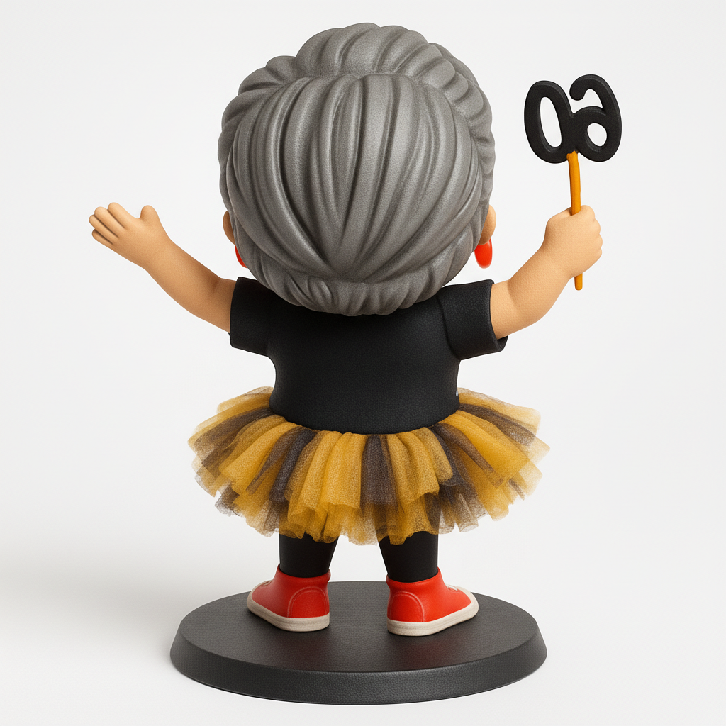 face to 3d model ai-3D portrait printing from photo_Cheers to 60 Years! Vibrant Birthday Queen Figurine