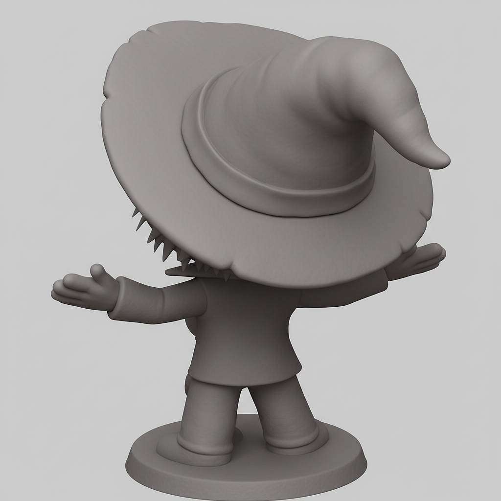 face to 3d model ai-3D portrait printing from photo_Charming Scarecrow & Alien Duo - Perfect 3D Print!