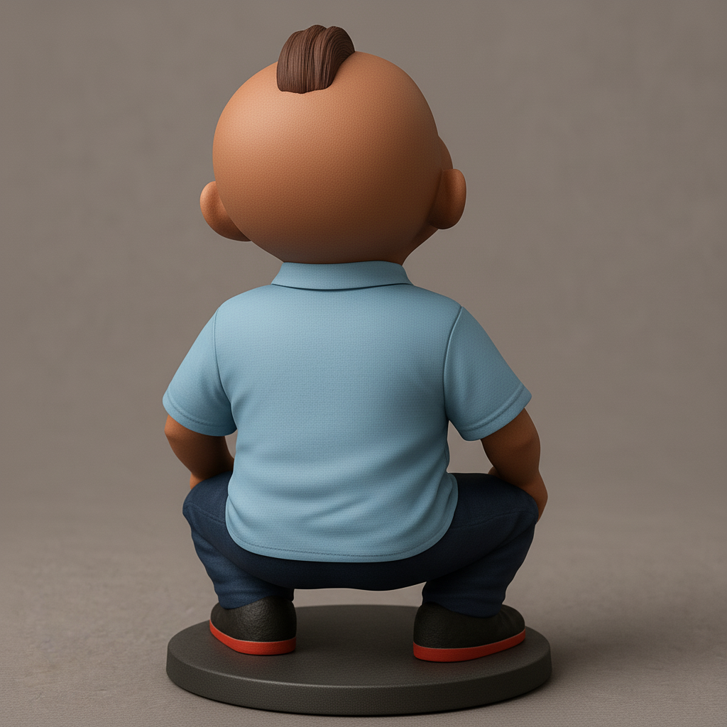 face anatomy 3d model-create 3d face model from photo_Happy Squat Buddy: Cheer Up Your Workspace!