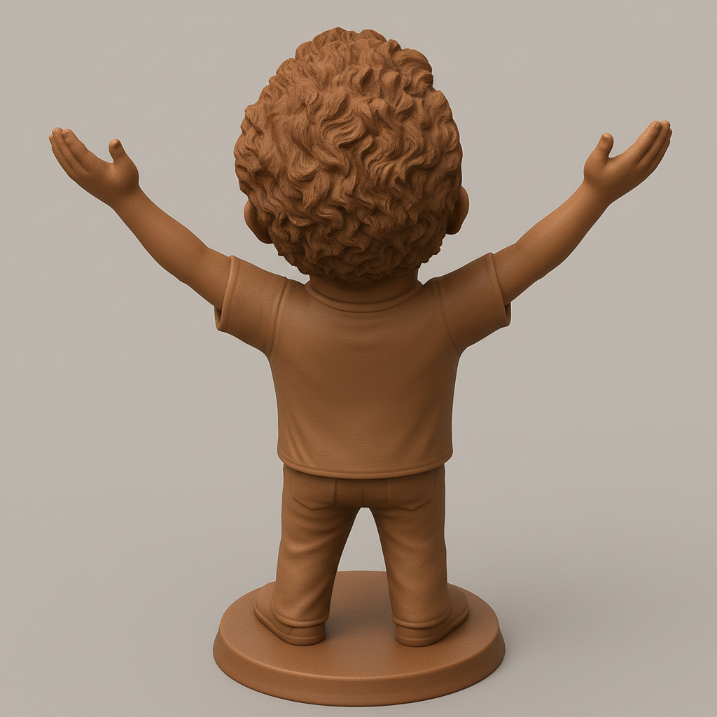 face anatomy 3d model-create 3d face model from photo_Uplifting Joyful Spirit Figurine