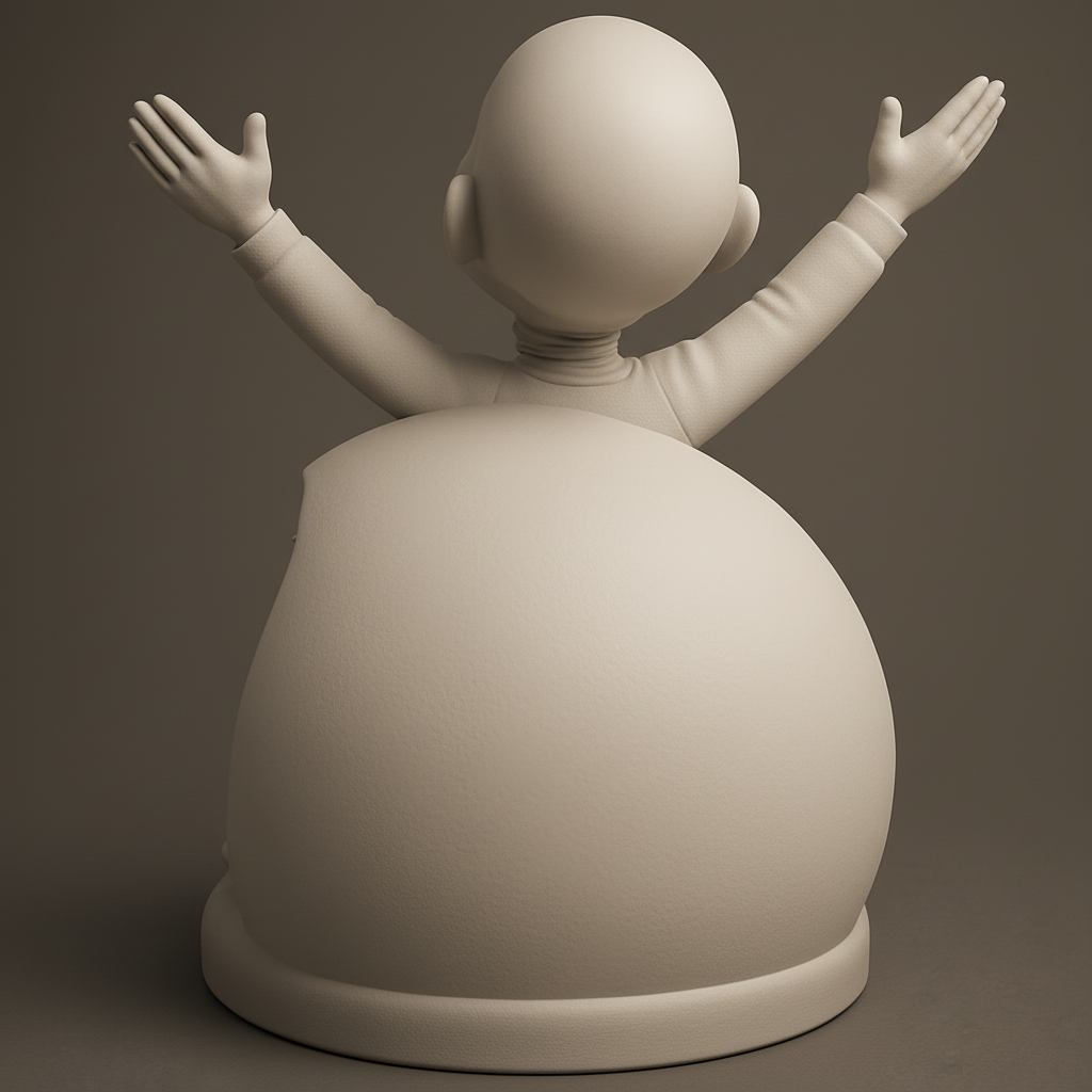 face anatomy 3d model-create 3d face model from photo_Spread Holiday Cheer:Joyful Bobble Figure 