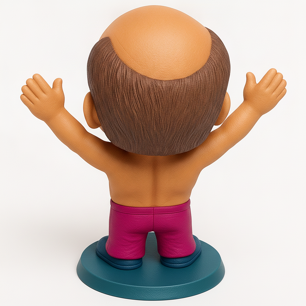 face anatomy 3d model-create 3d face model from photo_Happy Bobblehead Figurine: Instant Mood Booster!