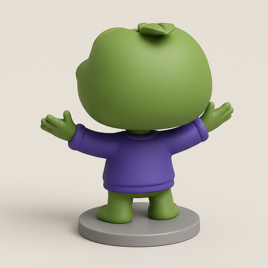 face anatomy 3d model-create 3d face model from photo_Cheerful Green Frog Figurine - Your Next Happy 3D Print!