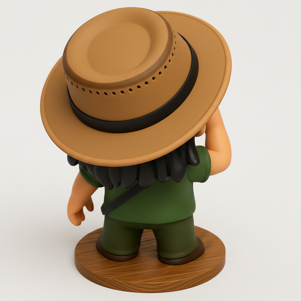 face anatomy 3d model-create 3d face model from photo_Petuang Senyum Figurine: Bring Joy to Your Desk!