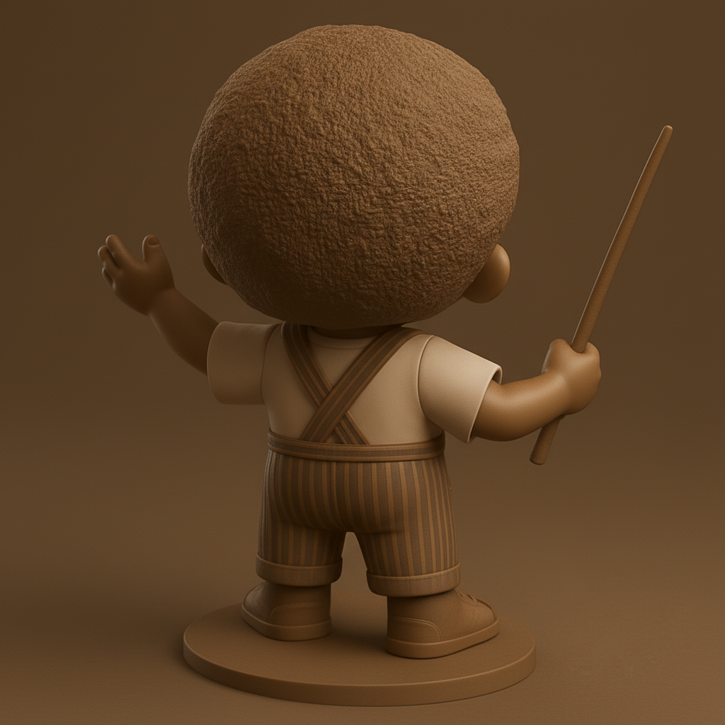 face anatomy 3d model-create 3d face model from photo_Cheerful Storyteller Boy Figurine - Fun 3D Print!