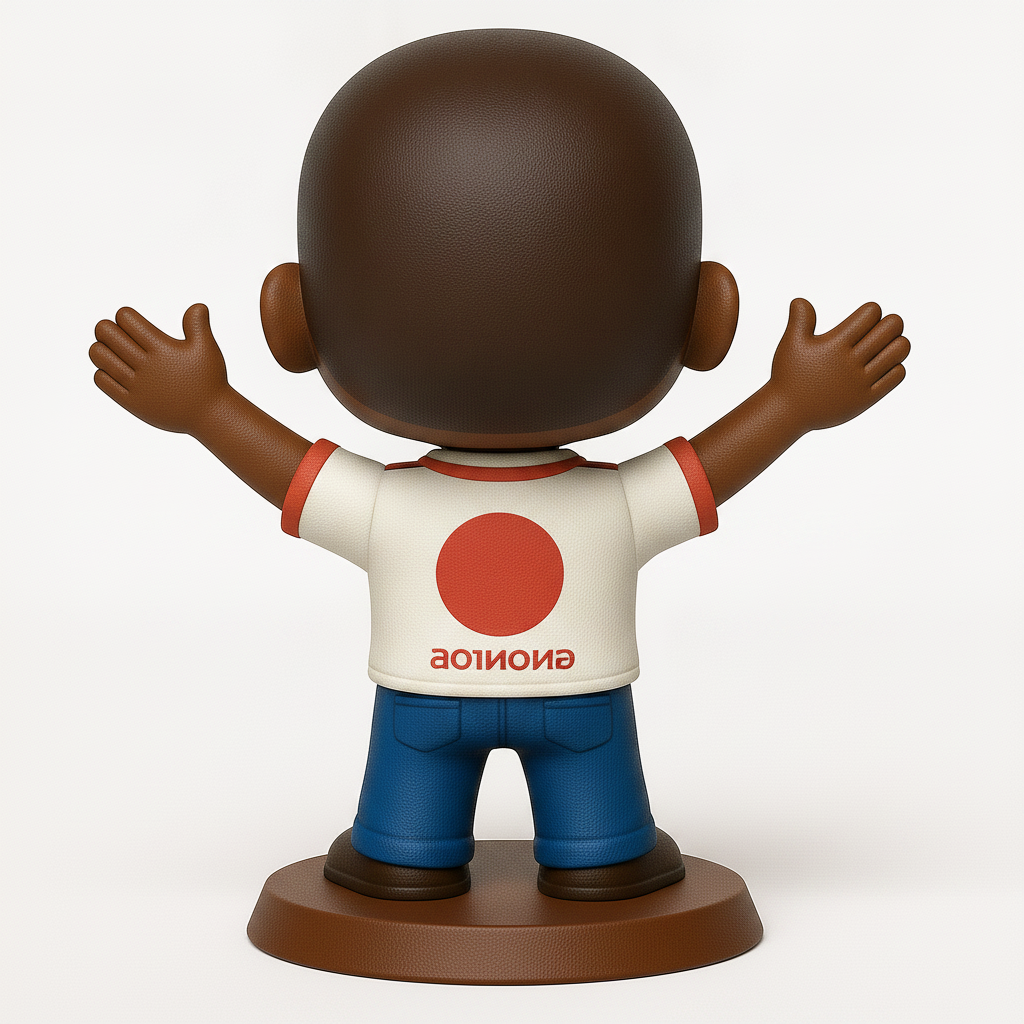 face anatomy 3d model-create 3d face model from photo_Joyful Football Fan Figurine: A Smile for Your Desk!