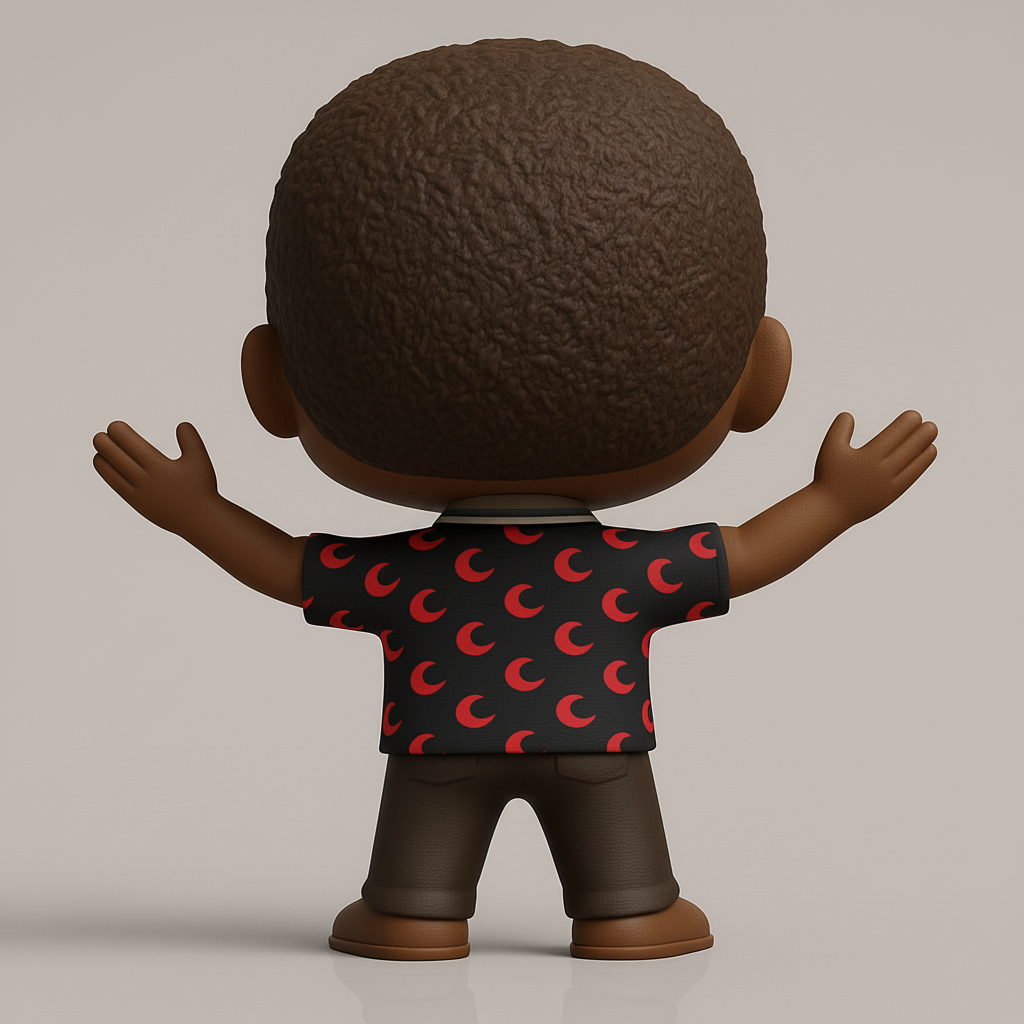 face to 3d model ai-3D portrait printing from photo_Funko-Style Friendly Character Figurine - Unique Collectible