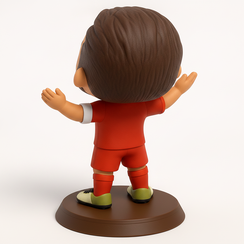 face to 3d model ai-3D portrait printing from photo_Score a Goal with This Chibi Football Player Figurine!