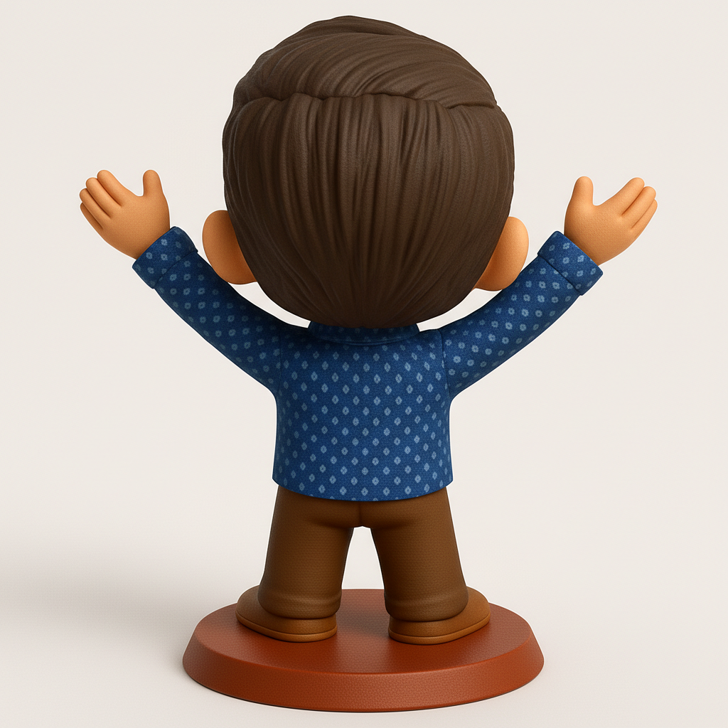 face anatomy 3d model-create 3d face model from photo_Bring Joy to Your Desk with This Happy Figurine!