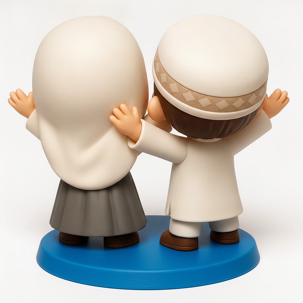 face to 3d model ai-3D portrait printing from photo_Celebrate Unity: Adorable Kids Figurine