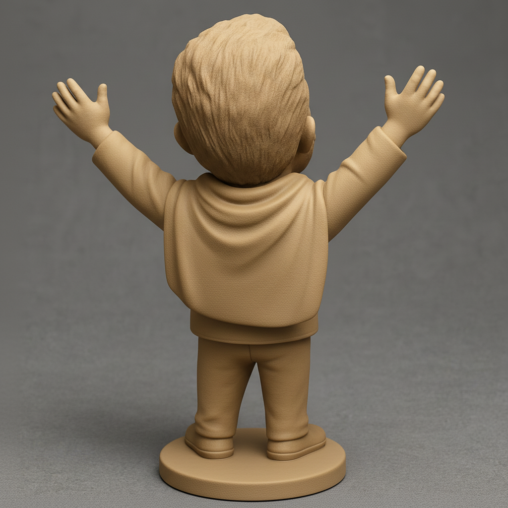 face anatomy 3d model-create 3d face model from photo_Joyful Embrace Figure - Desktop Positivity