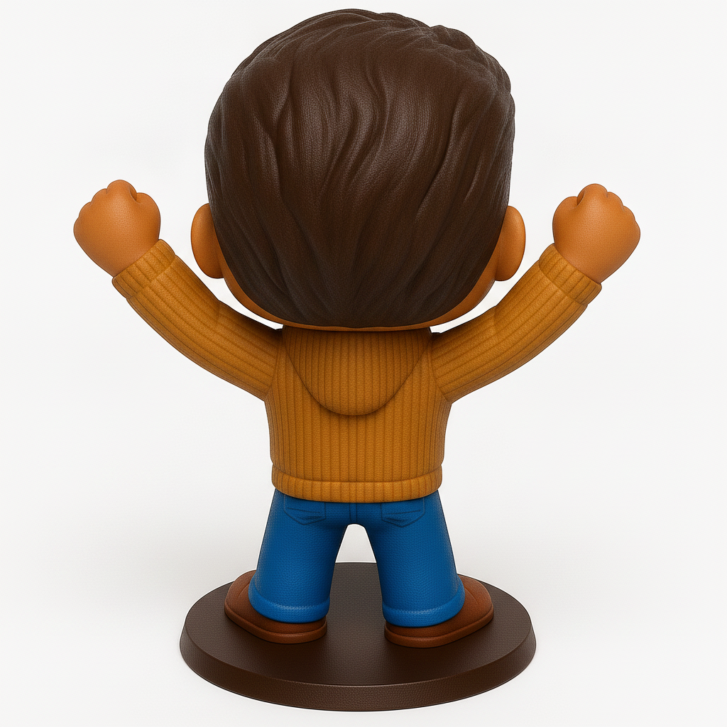 face anatomy 3d model-create 3d face model from photo_Victorious Vibe Funko Pop Style Collectible Figure
