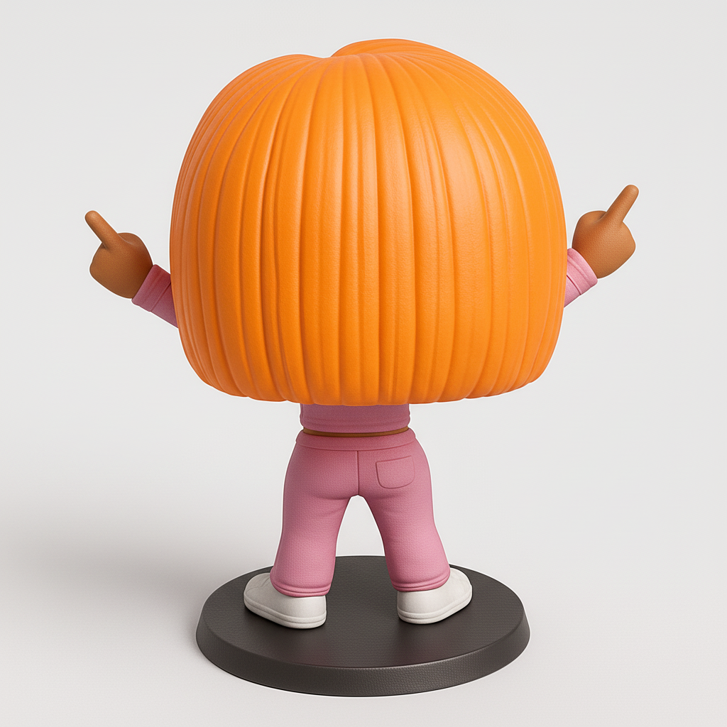 face anatomy 3d model-create 3d face model from photo_Joyful Cartoon Figure: Spread Happiness on Your Desk!